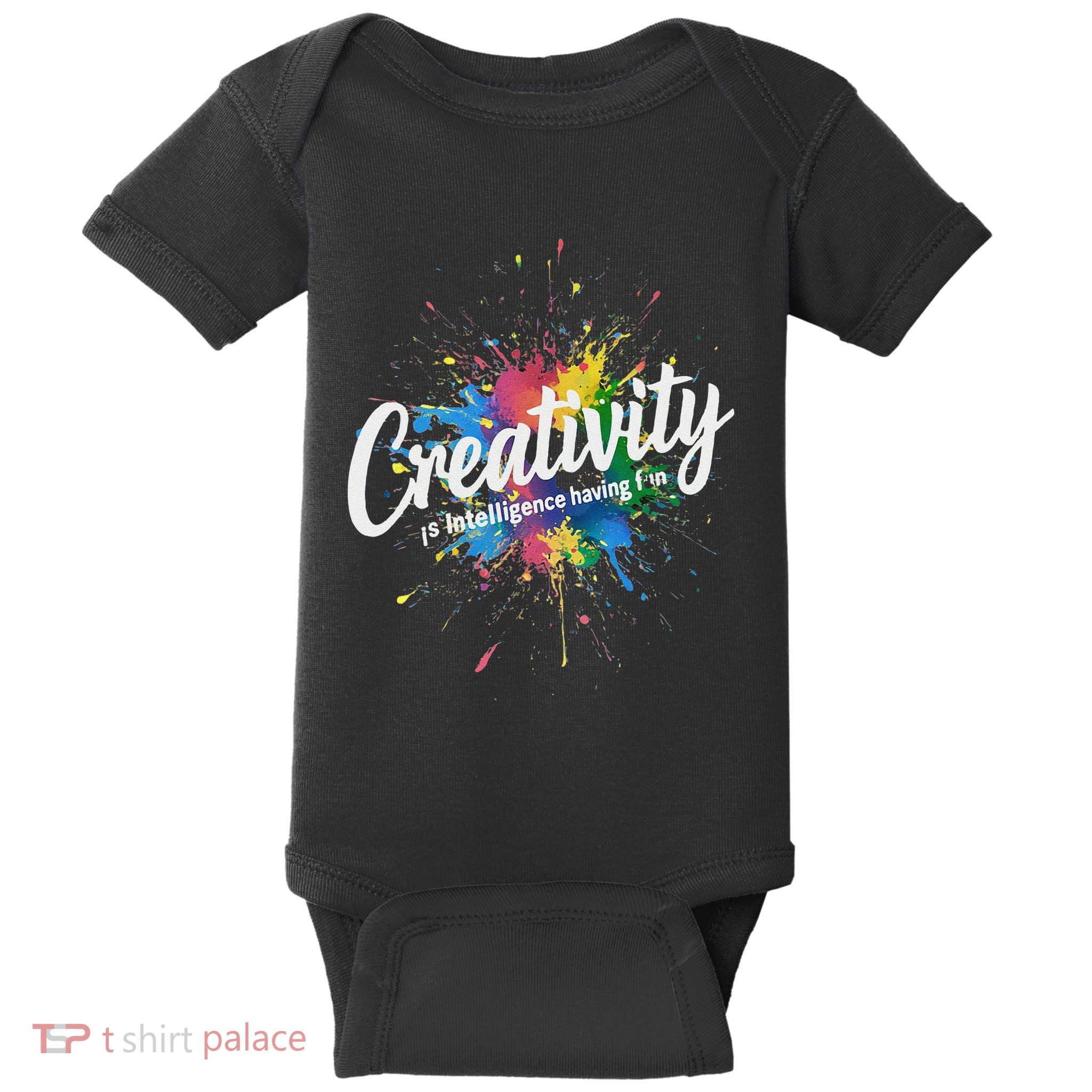 Creativity Is Intelligence Having Fun Creative Artist Baby Bodysuit
