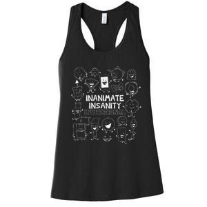 Creator Ink Inanimate Insanity Black And White Gift Women's Racerback Tank