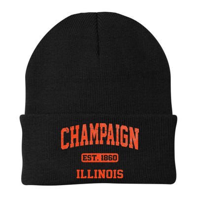 Champaign Illinois IL Vintage State Athletic Style Beanie