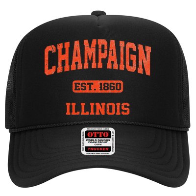 Champaign Illinois IL Vintage State Athletic Style Hat