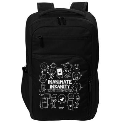 Creator Ink Inanimate Insanity Black And White Impact Tech Backpack