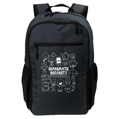 Creator Ink Inanimate Insanity Black And White Daily Commute Backpack