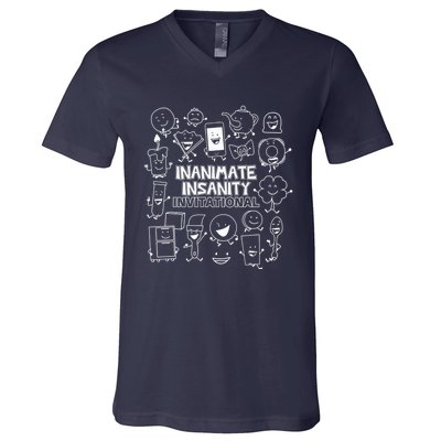 Creator Ink Inanimate Insanity Black And White V-Neck T-Shirt