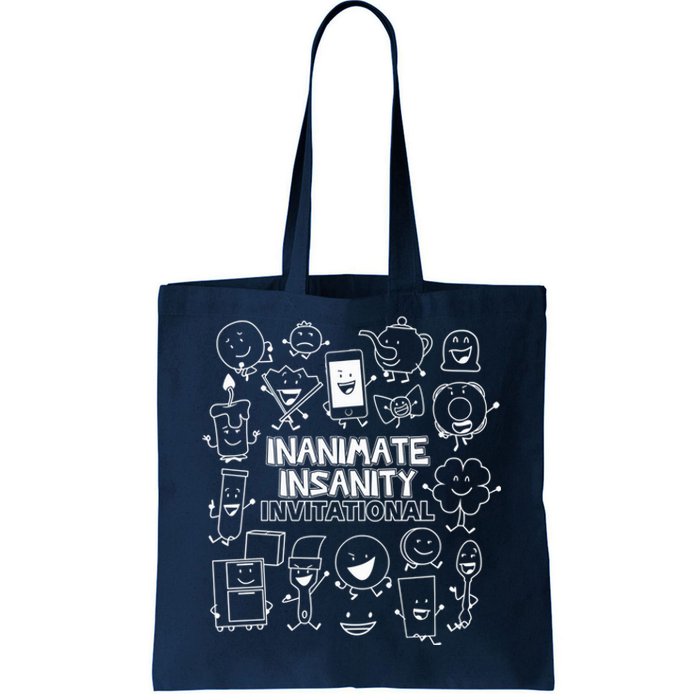 Creator Ink Inanimate Insanity Black And White Tote Bag