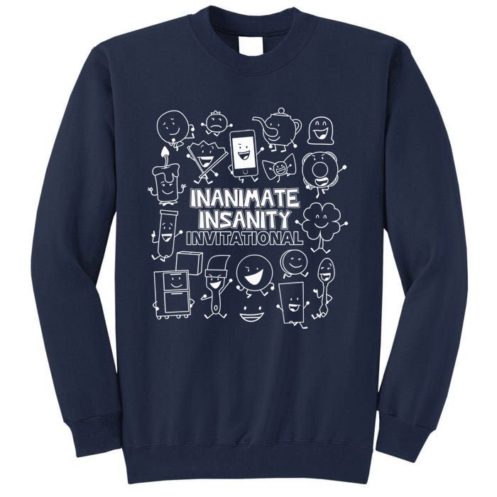 Creator Ink Inanimate Insanity Black And White Tall Sweatshirt