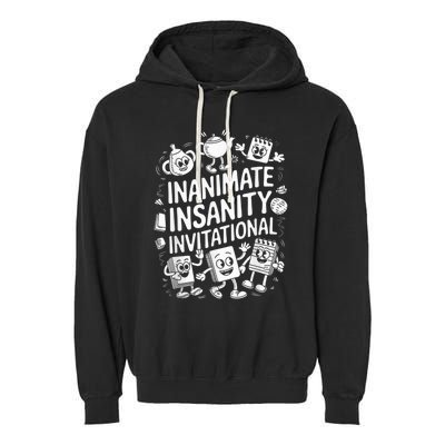 Creator Ink Inanimate Insanity Black And White Garment-Dyed Fleece Hoodie