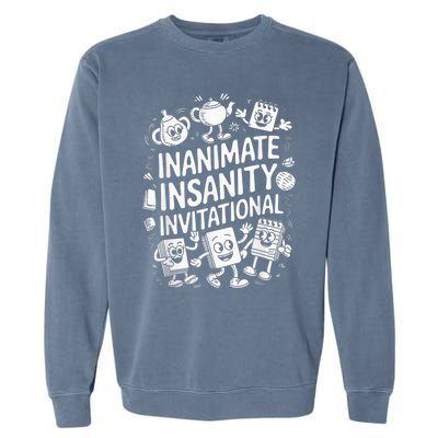 Creator Ink Inanimate Insanity Black And White Garment-Dyed Sweatshirt