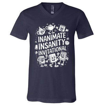 Creator Ink Inanimate Insanity Black And White V-Neck T-Shirt