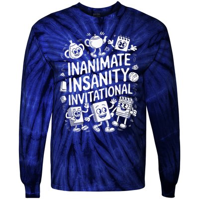 Creator Ink Inanimate Insanity Black And White Tie-Dye Long Sleeve Shirt