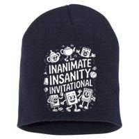 Creator Ink Inanimate Insanity Black And White Short Acrylic Beanie