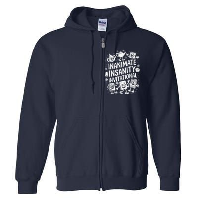 Creator Ink Inanimate Insanity Black And White Full Zip Hoodie