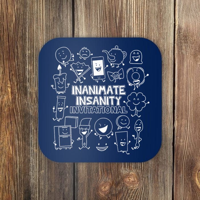 Creator Ink Inanimate Insanity Black And White Coaster