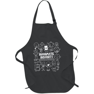 Creator Ink Inanimate Insanity Black And White Full-Length Apron With Pockets