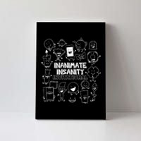 Creator Ink Inanimate Insanity Black And White Canvas