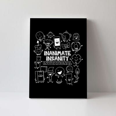 Creator Ink Inanimate Insanity Black And White Canvas