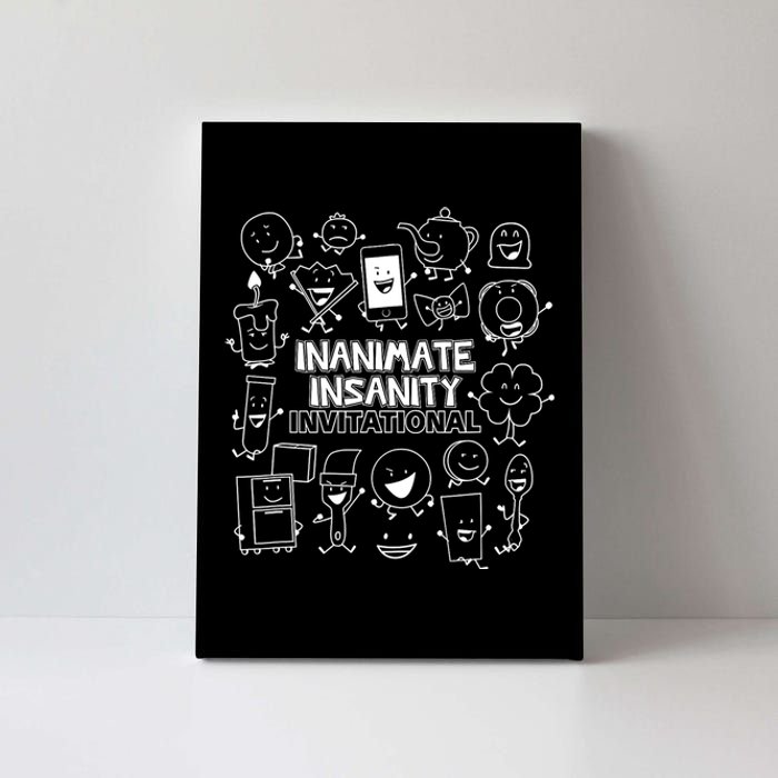 Creator Ink Inanimate Insanity Black And White Canvas