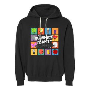 Creator Ink Inanimate Insanity Black And White Garment-Dyed Fleece Hoodie