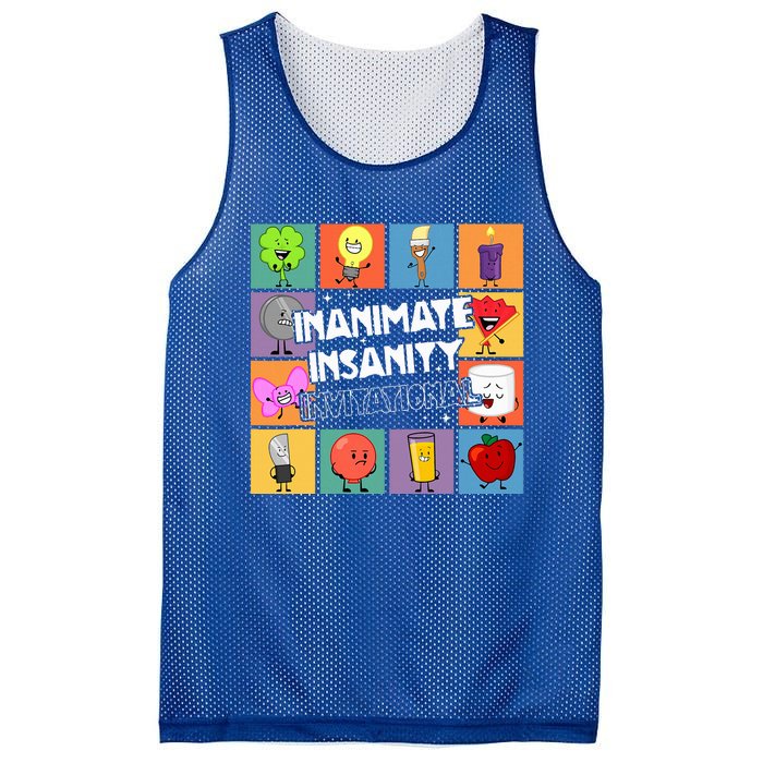 Creator Ink Inanimate Insanity Black And White Mesh Reversible Basketball Jersey Tank