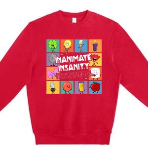 Creator Ink Inanimate Insanity Black And White Premium Crewneck Sweatshirt