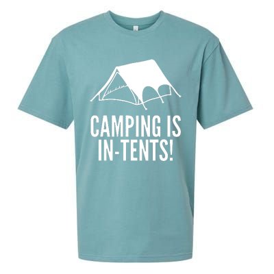 Camping Is In Tents Sueded Cloud Jersey T-Shirt