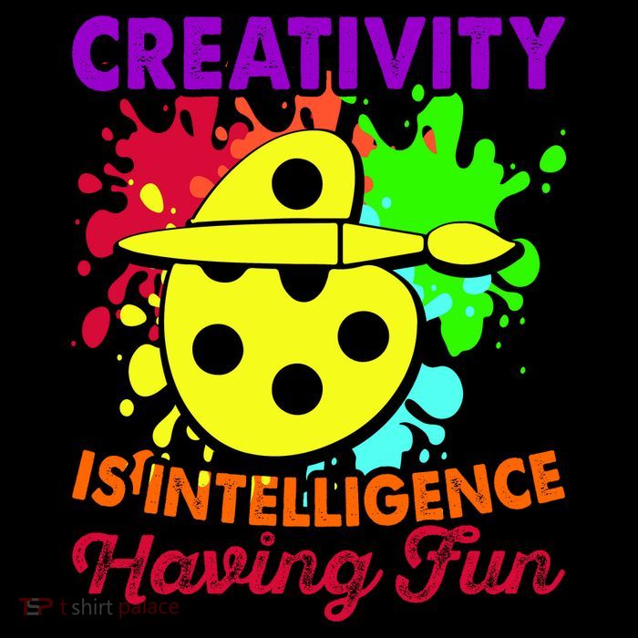 Creativity Is Intelligence Having Fun Daily Commute Backpack