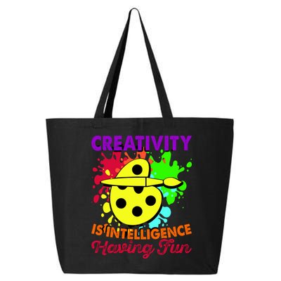 Creativity Is Intelligence Having Fun 25L Jumbo Tote