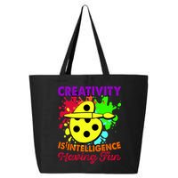 Creativity Is Intelligence Having Fun 25L Jumbo Tote