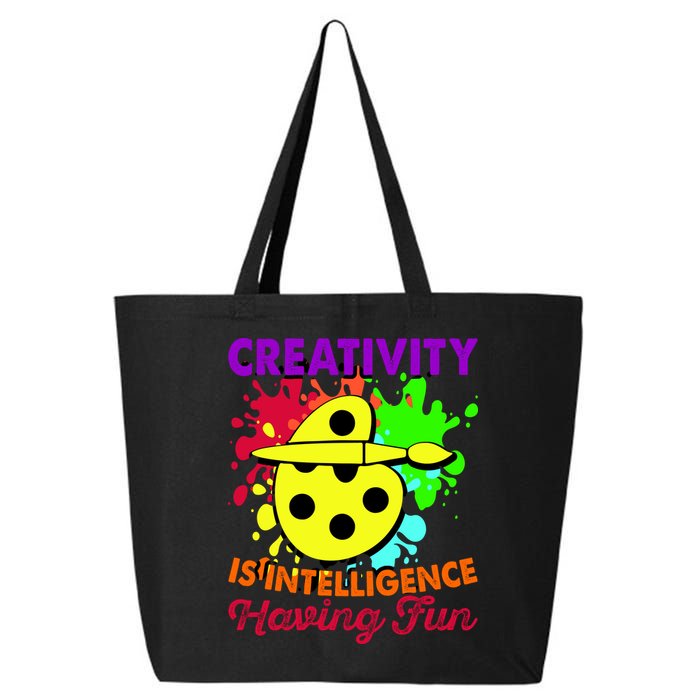 Creativity Is Intelligence Having Fun 25L Jumbo Tote