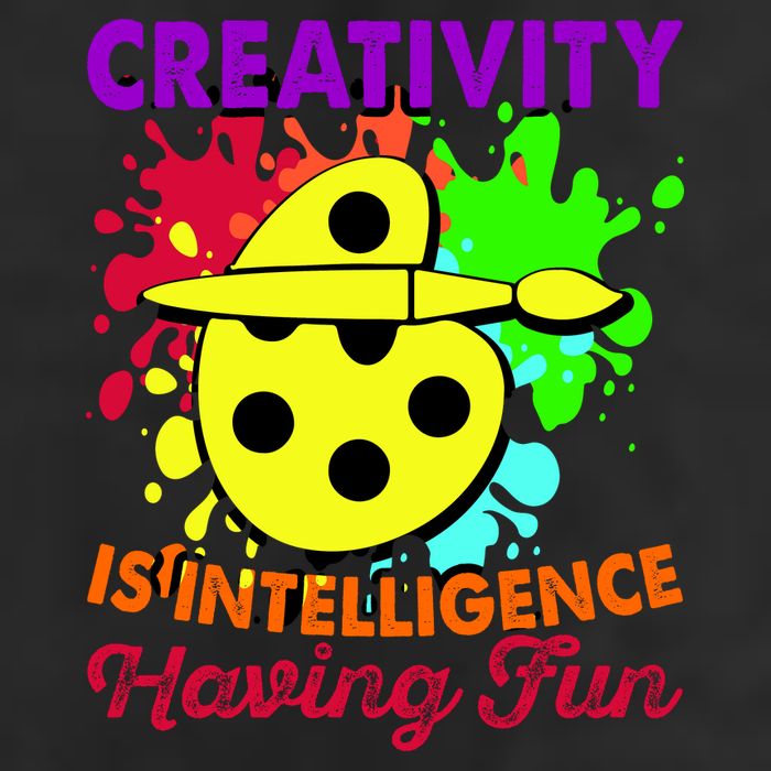 Creativity Is Intelligence Having Fun 25L Jumbo Tote