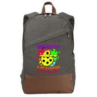 Creativity Is Intelligence Having Fun Cotton Canvas Backpack