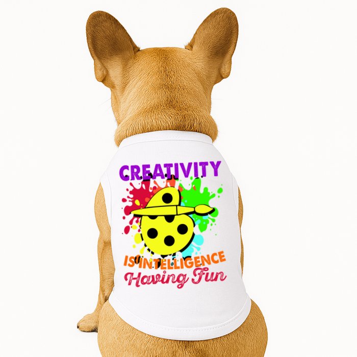 Creativity Is Intelligence Having Fun Doggie Tank