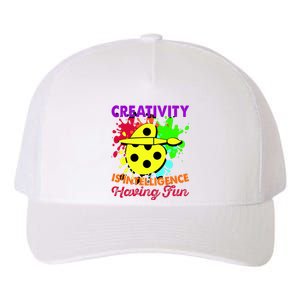 Creativity Is Intelligence Having Fun Yupoong Adult 5-Panel Trucker Hat