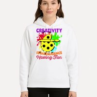 Creativity Is Intelligence Having Fun Hoodie