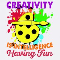 Creativity Is Intelligence Having Fun Hoodie