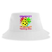 Creativity Is Intelligence Having Fun Sustainable Bucket Hat