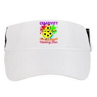 Creativity Is Intelligence Having Fun Adult Drive Performance Visor
