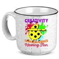 Creativity Is Intelligence Having Fun 15oz Campfire Ceramic Mug