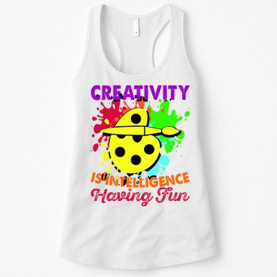Creativity Is Intelligence Having Fun Womens Tank Top