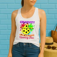 Creativity Is Intelligence Having Fun Womens Tank Top