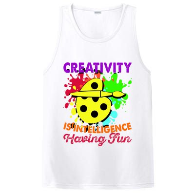 Creativity Is Intelligence Having Fun PosiCharge Competitor Tank