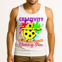 Creativity Is Intelligence Having Fun Tank Top