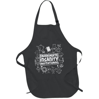 Creator Ink Inanimate Insanity Black And White Full-Length Apron With Pockets