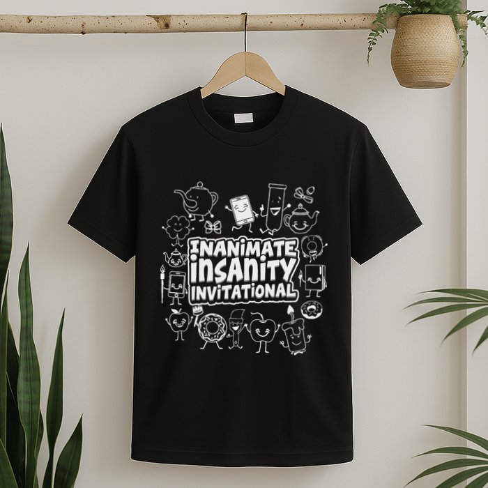 Creator Ink Inanimate Insanity Black And White T-Shirt
