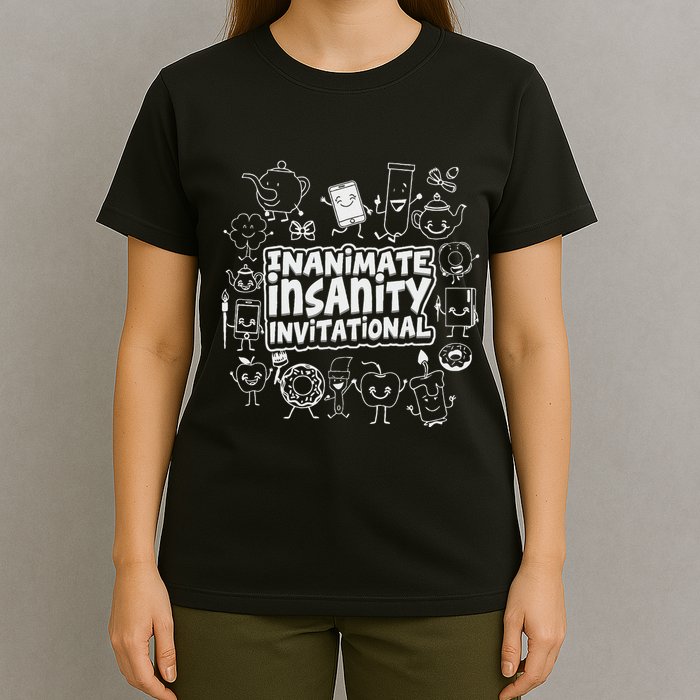 Creator Ink Inanimate Insanity Black And White T-Shirt