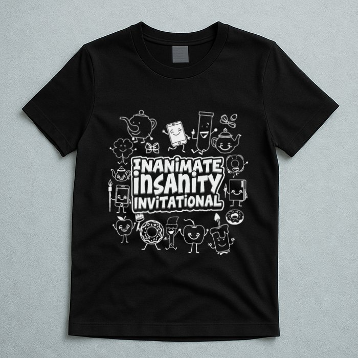 Creator Ink Inanimate Insanity Black And White T-Shirt