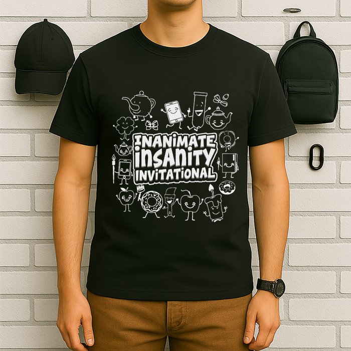 Creator Ink Inanimate Insanity Black And White T-Shirt