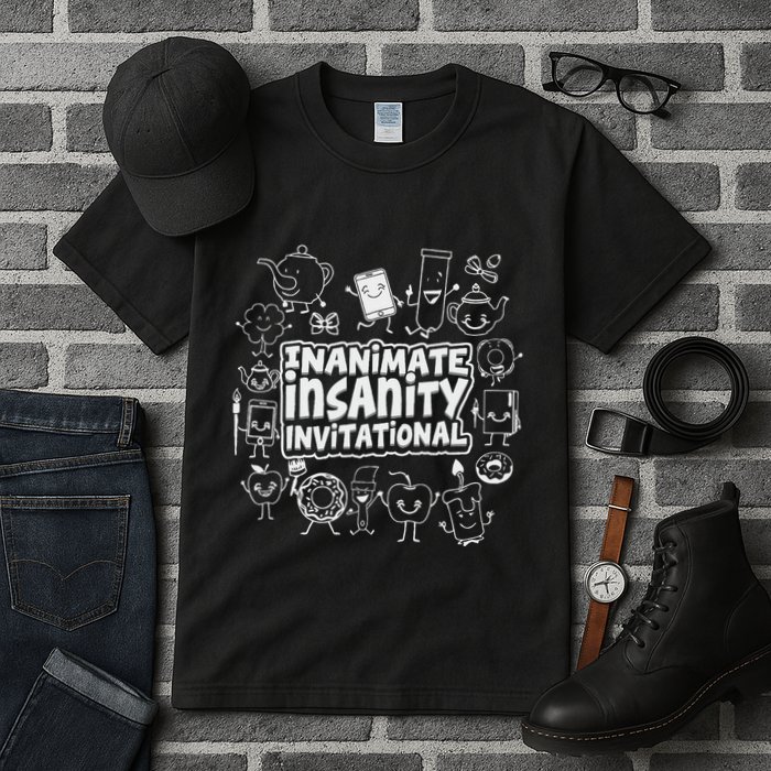 Creator Ink Inanimate Insanity Black And White Tall T-Shirt