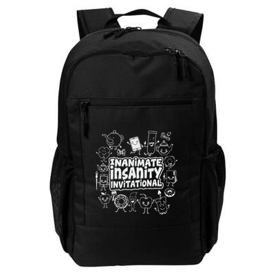Creator Ink Inanimate Insanity Black And White Daily Commute Backpack