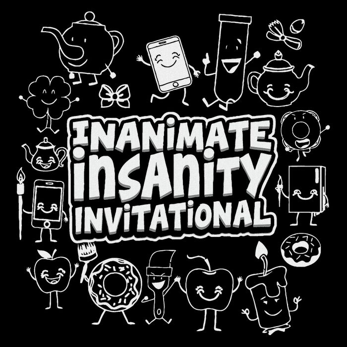 Creator Ink Inanimate Insanity Black And White Sustainable Bucket Hat