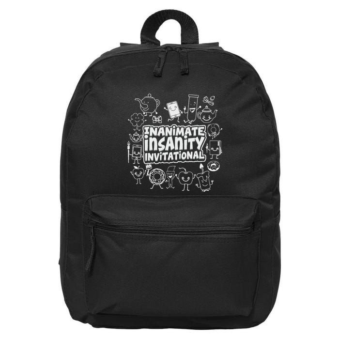 Creator Ink Inanimate Insanity Black And White 16 in Basic Backpack
